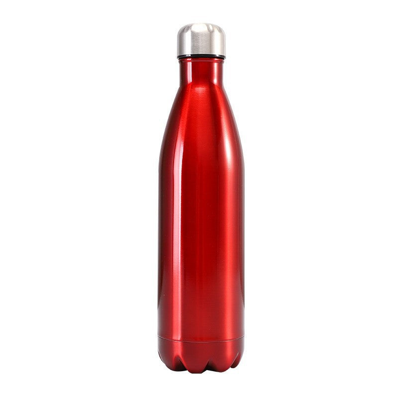 750ml Sports Thermos Bottle with Detachable Bottom - Stainless Steel