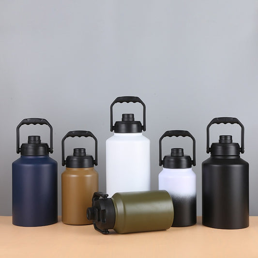 Stainless Steel Insulated Water Bottle Jug - Sports & Outdoors