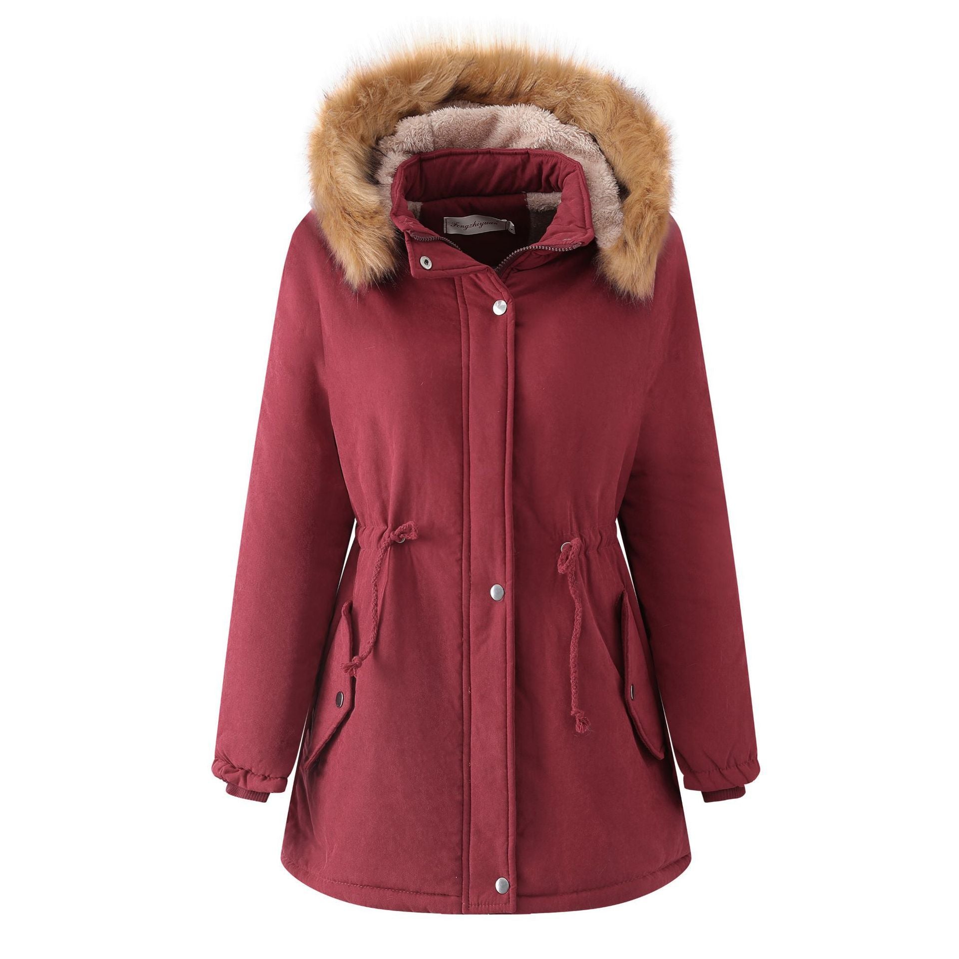 Women's Thick Lambskin Cotton-padded Coat | Women's Clothing