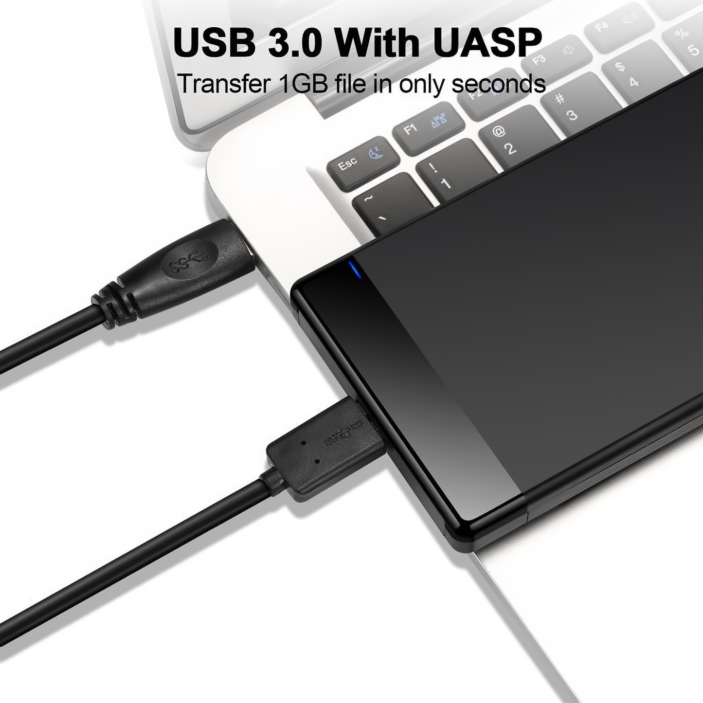 2,5-inch USB 3.0 SATA harde schijfbox - Snel en betrouwbaar!