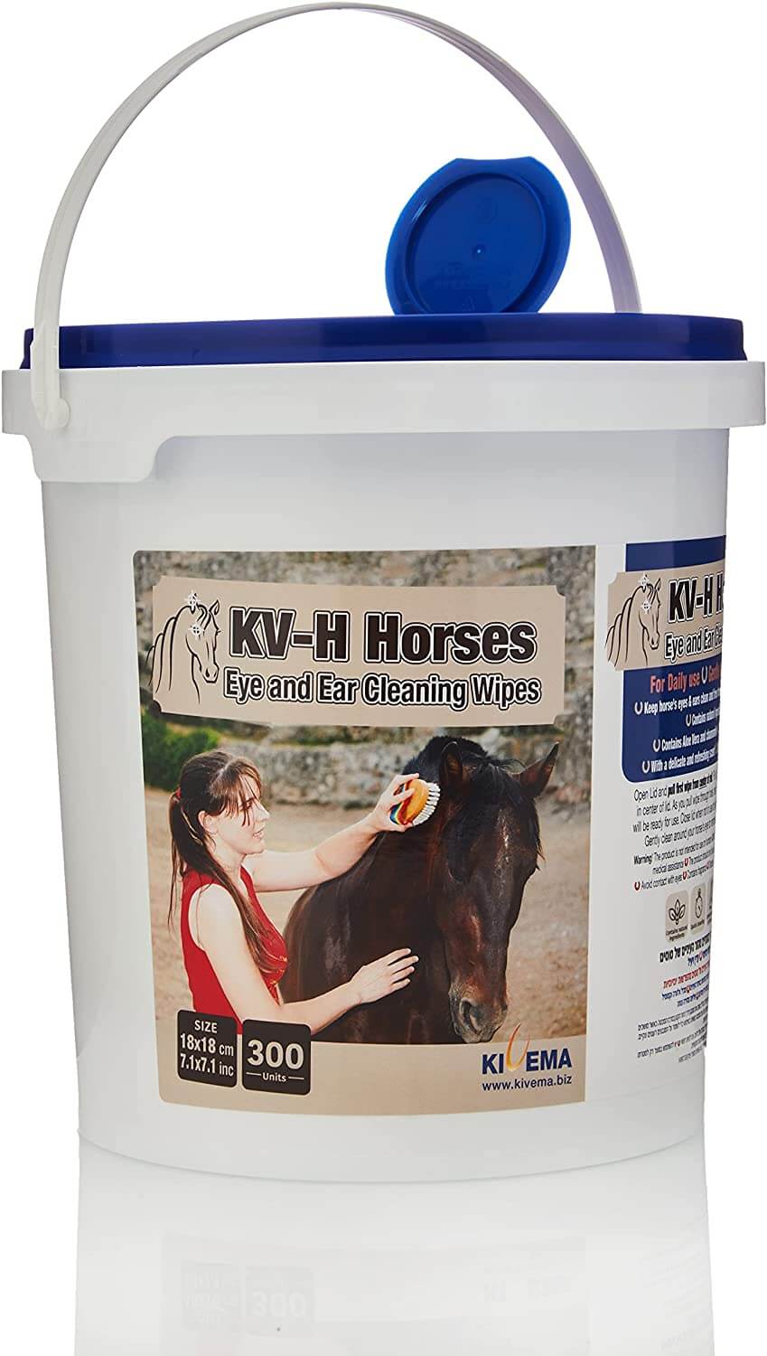 Horse Wipes for Eyes, Ears, and Sensitive Areas - Horse care Category.