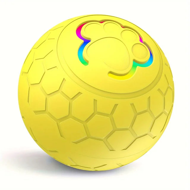 Smart Interactive Pet Toy Ball - Rechargeable, Bite Resistant.