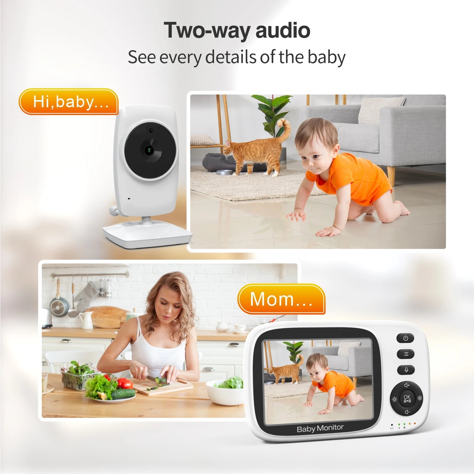 Wireless Video Baby Monitor with Night Vision | Kids & Babies