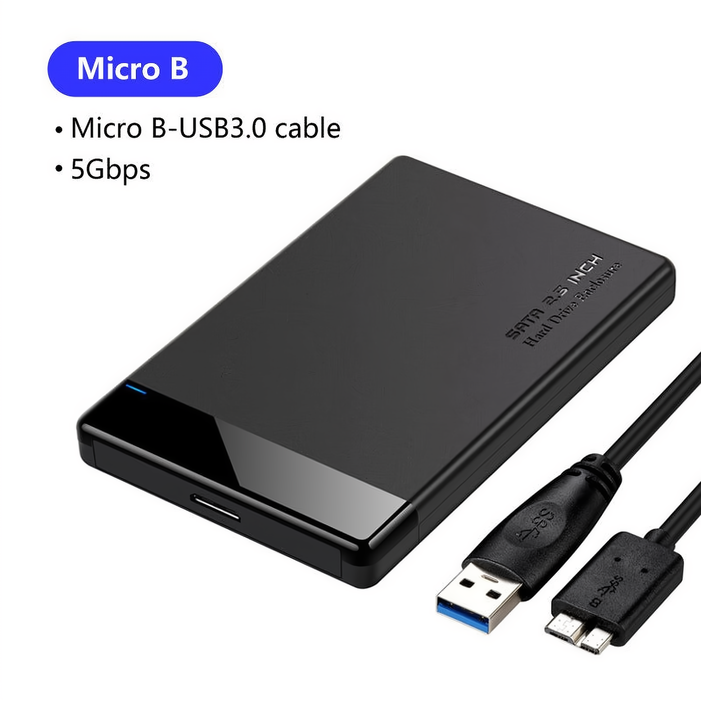 2,5-inch USB 3.0 SATA harde schijfbox - Snel en betrouwbaar!