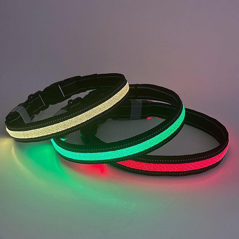 LED Pet Collar w/ USB Recharge | Mobile App, Luminous Design