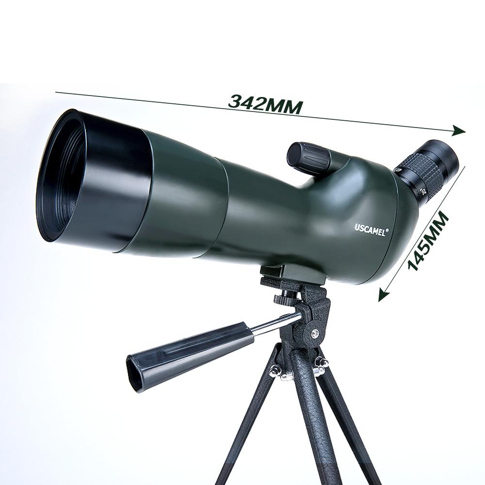 USCAMEL Bird Watching Waterproof Scope 20-60x60 Monocular Telescope.