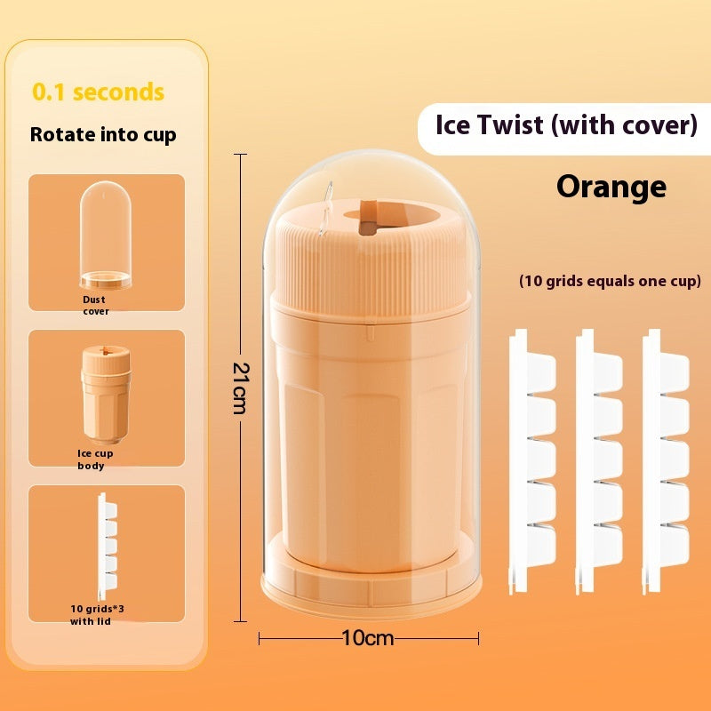 Rotating Ice Cube Trays with Cover, Kitchen Accessories