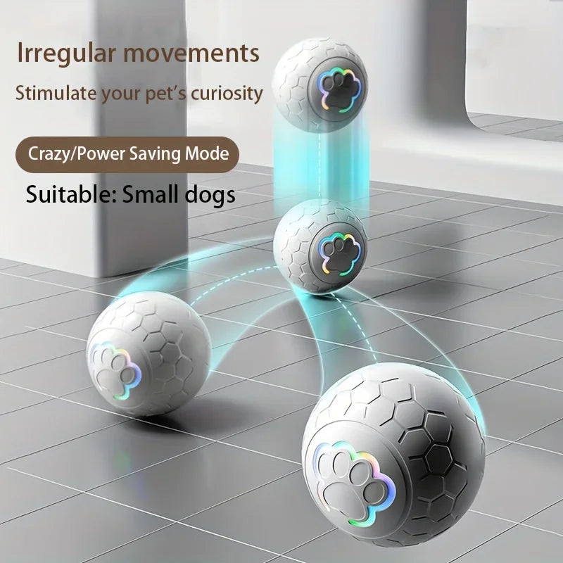 Smart Interactive Pet Toy Ball - Rechargeable, Bite Resistant.