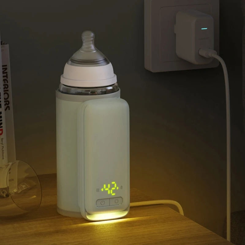 USB Charging Heating Bottle Cover for Kids & Babies.