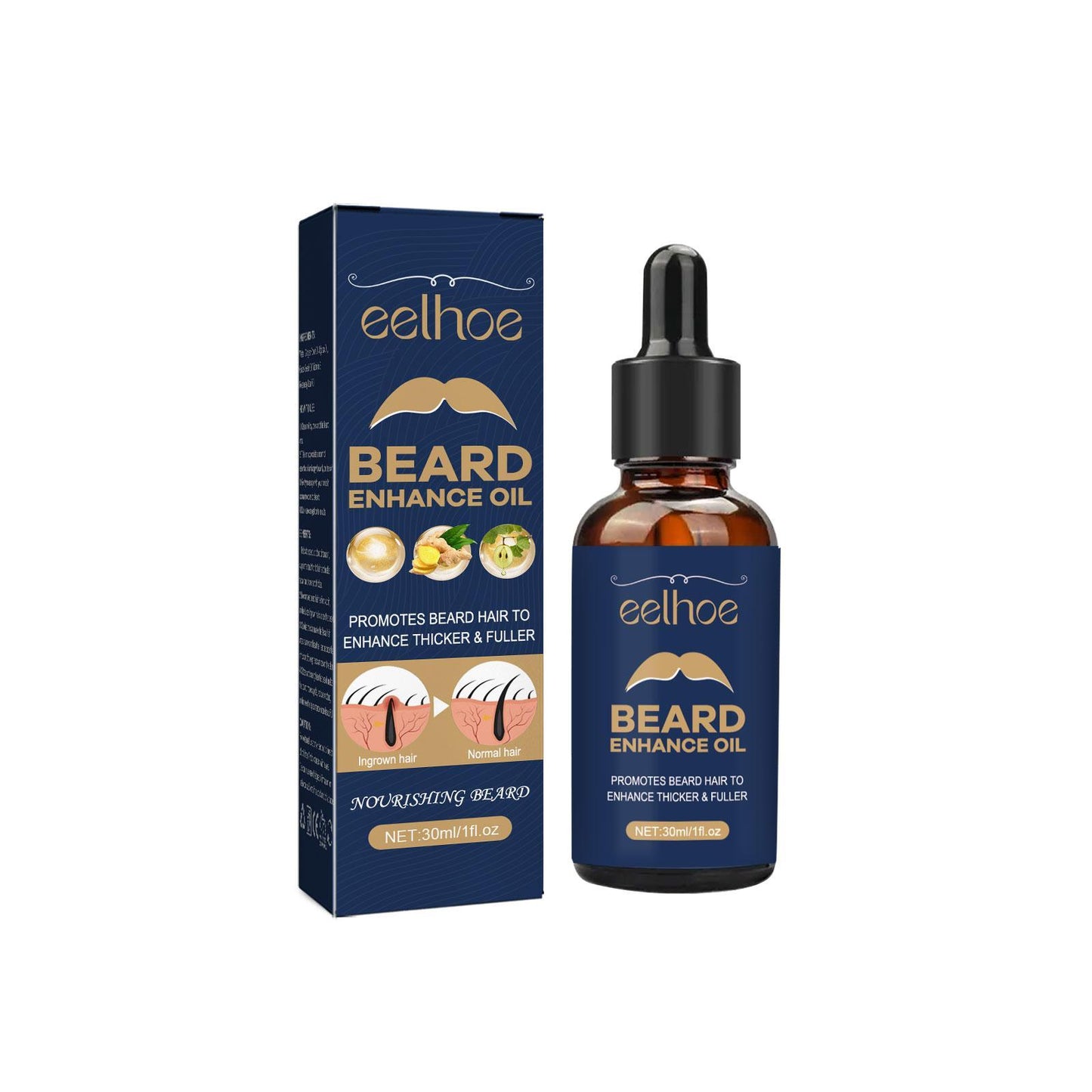 EELHOE Beard Care Oil for Men - Man Care Hydrating Serum