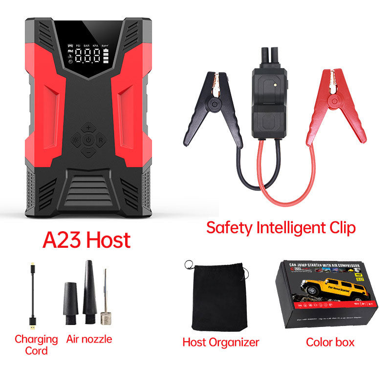 Car Jump Starter With Air Compressor | Portable 12V Power Bank"