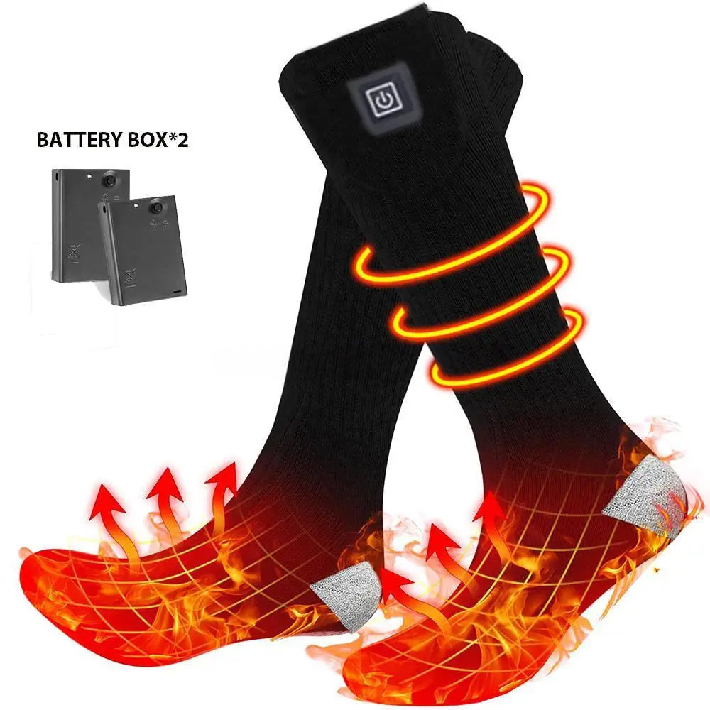 Electric Heating Socks for Men Rechargeable Battery Sports & Outdoors