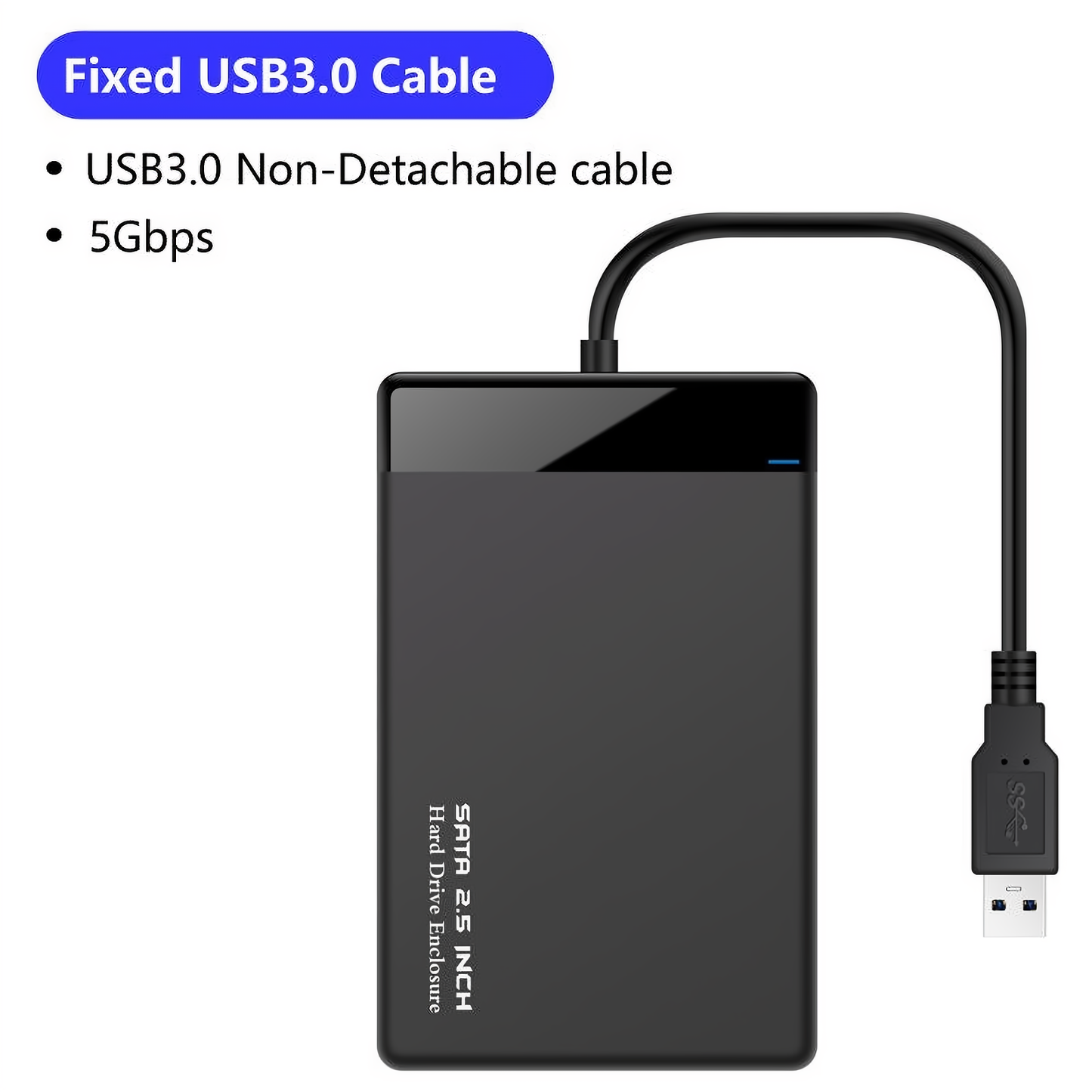 2,5-inch USB 3.0 SATA harde schijfbox - Snel en betrouwbaar!