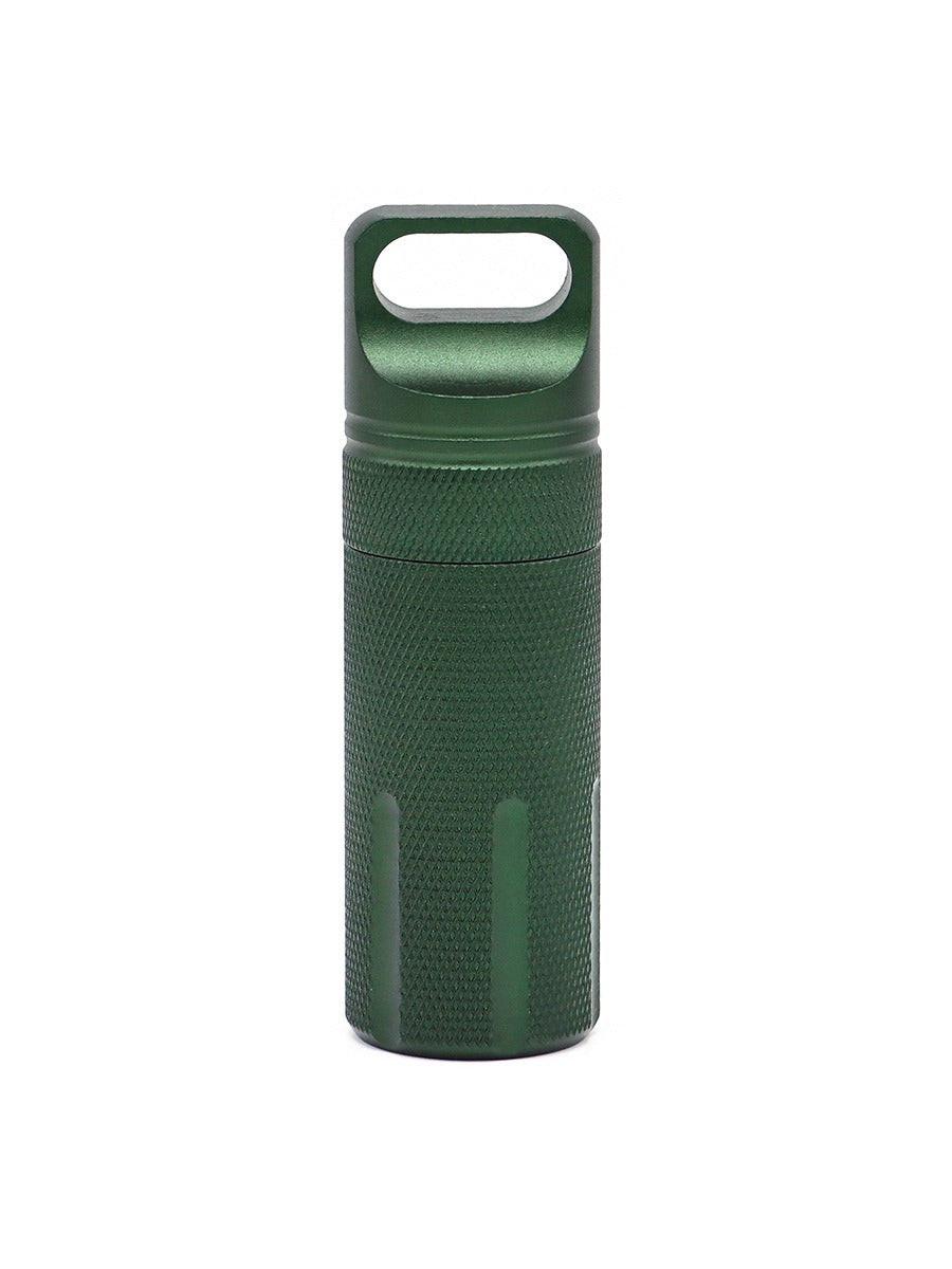 Waterproof EDC Aluminum Alloy Outdoor Survival Equipment Storage Tank