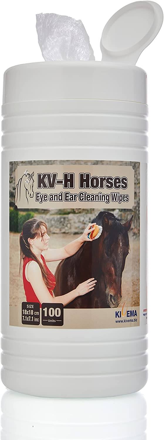 Horse Wipes for Eyes, Ears, and Sensitive Areas - Horse care Category.