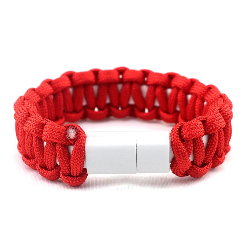 USB Cable Bracelet | Tech Accessories - Charging Sync Data Cord