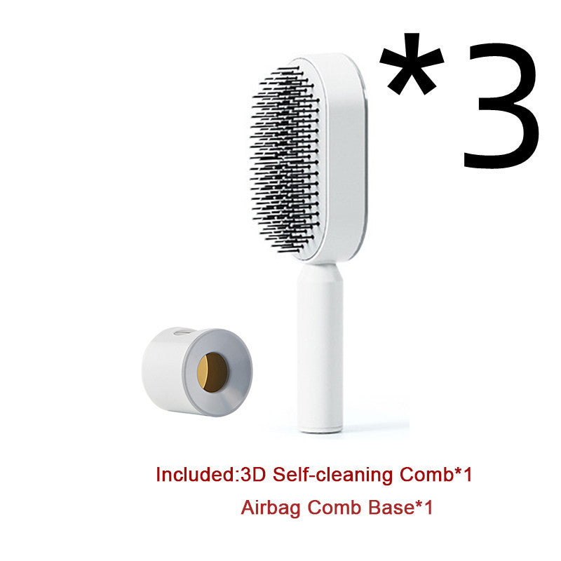 Self Cleaning Hair Brush: Anti-Static Hairbrush for Women