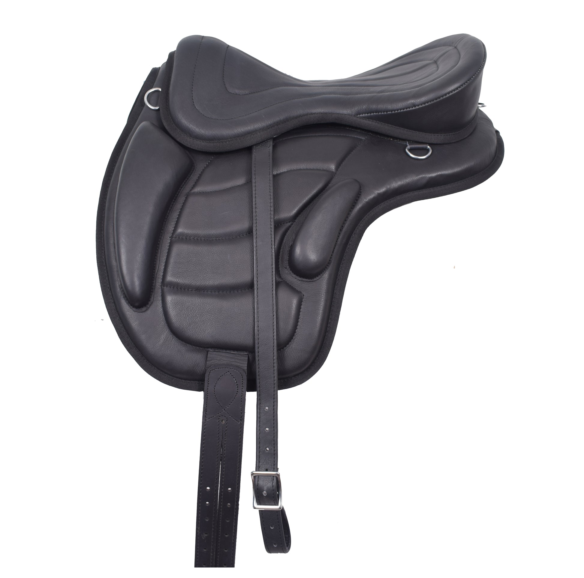 Treeless Freemax Leather English Horse Saddles, Sports & Outdoors