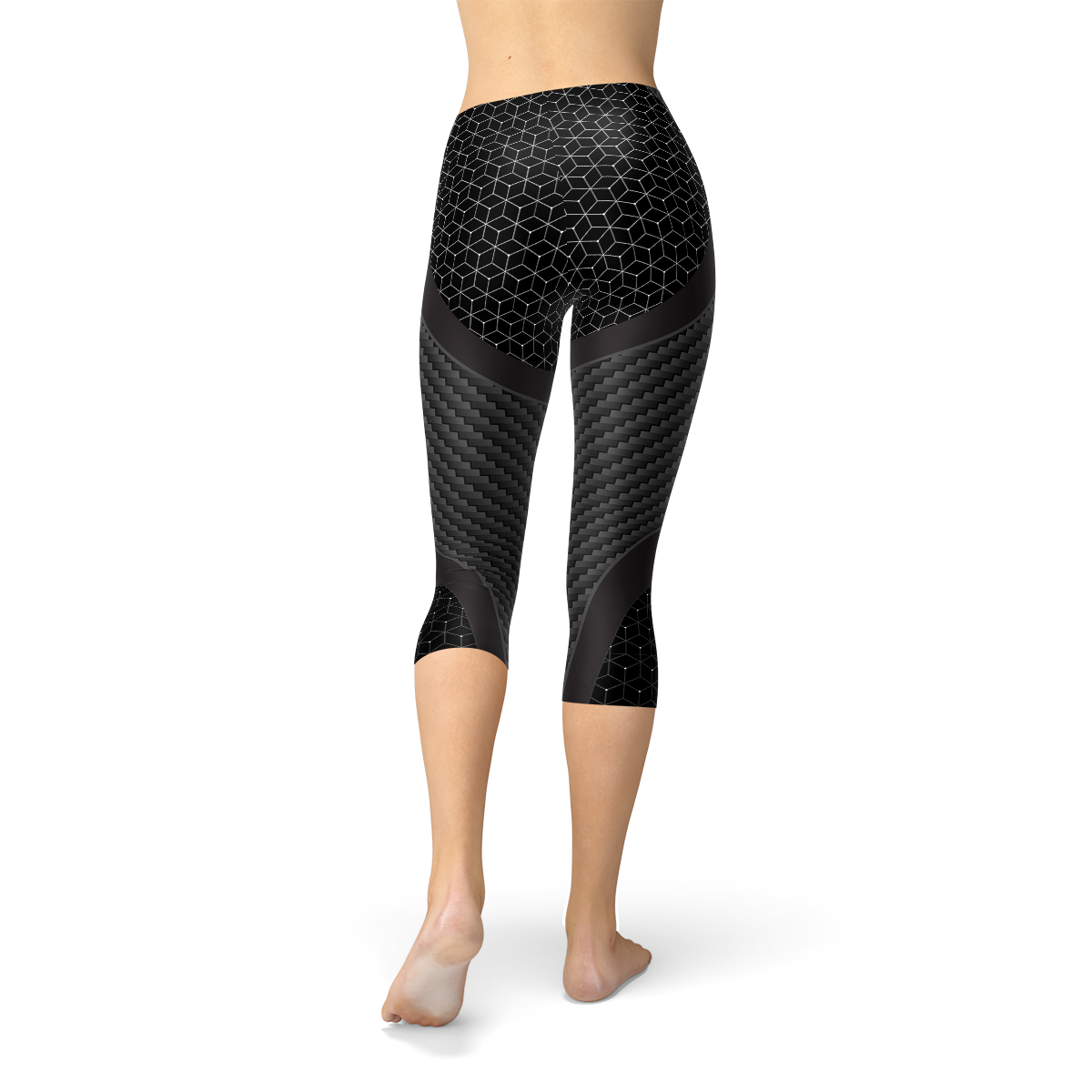 Women's Carbon Fiber Sports Capri Leggings | Leggings 