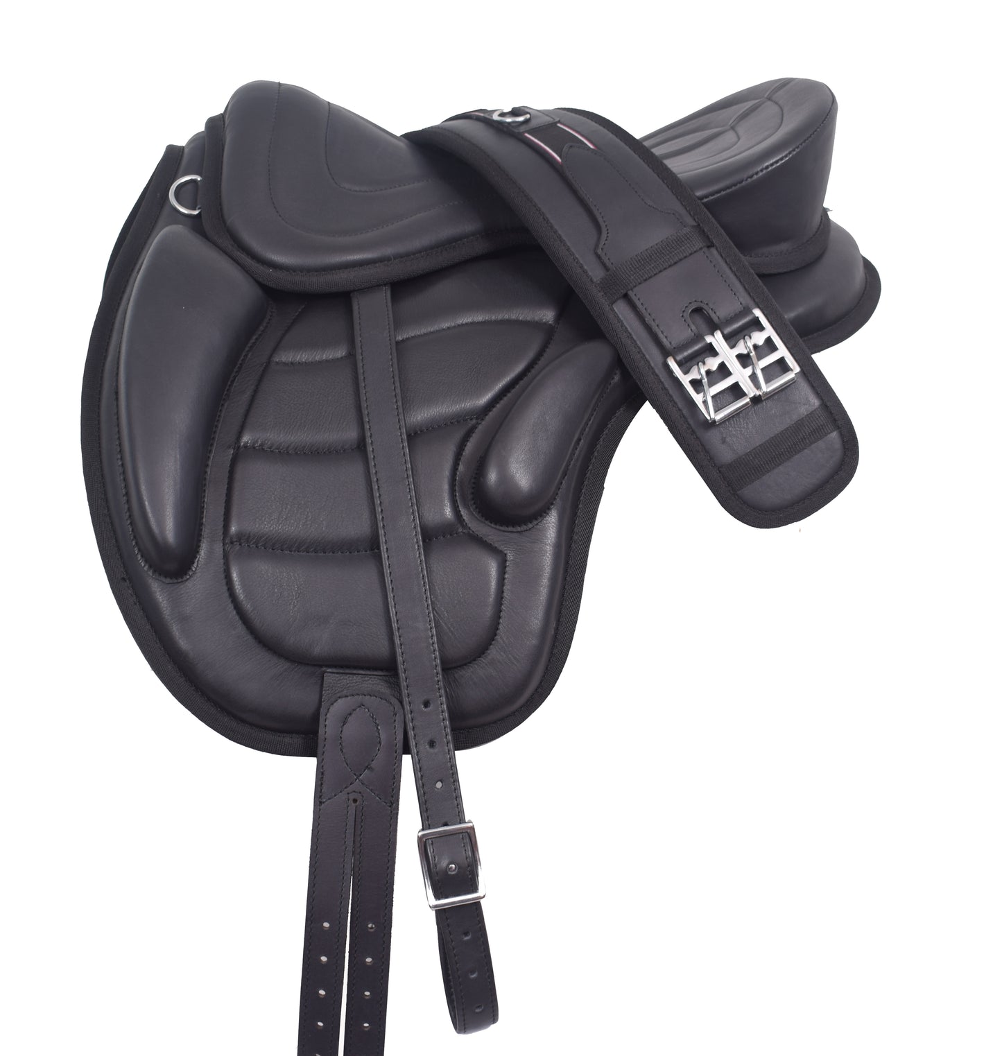 Treeless Freemax Leather English Horse Saddles, Sports & Outdoors