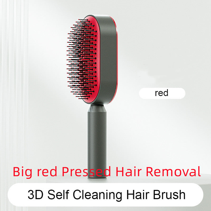 Self Cleaning Hair Brush: Anti-Static Hairbrush for Women