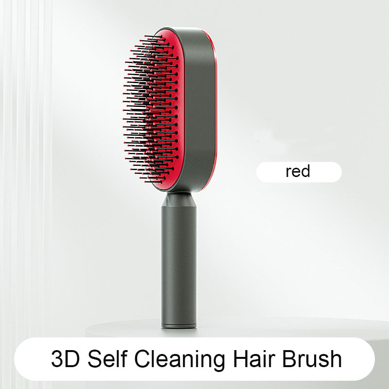 Self Cleaning Hair Brush: Anti-Static Hairbrush for Women