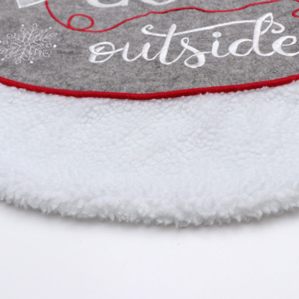 Christmas Fashion Simple Decoration Tree Skirt - Festive Holiday Decor