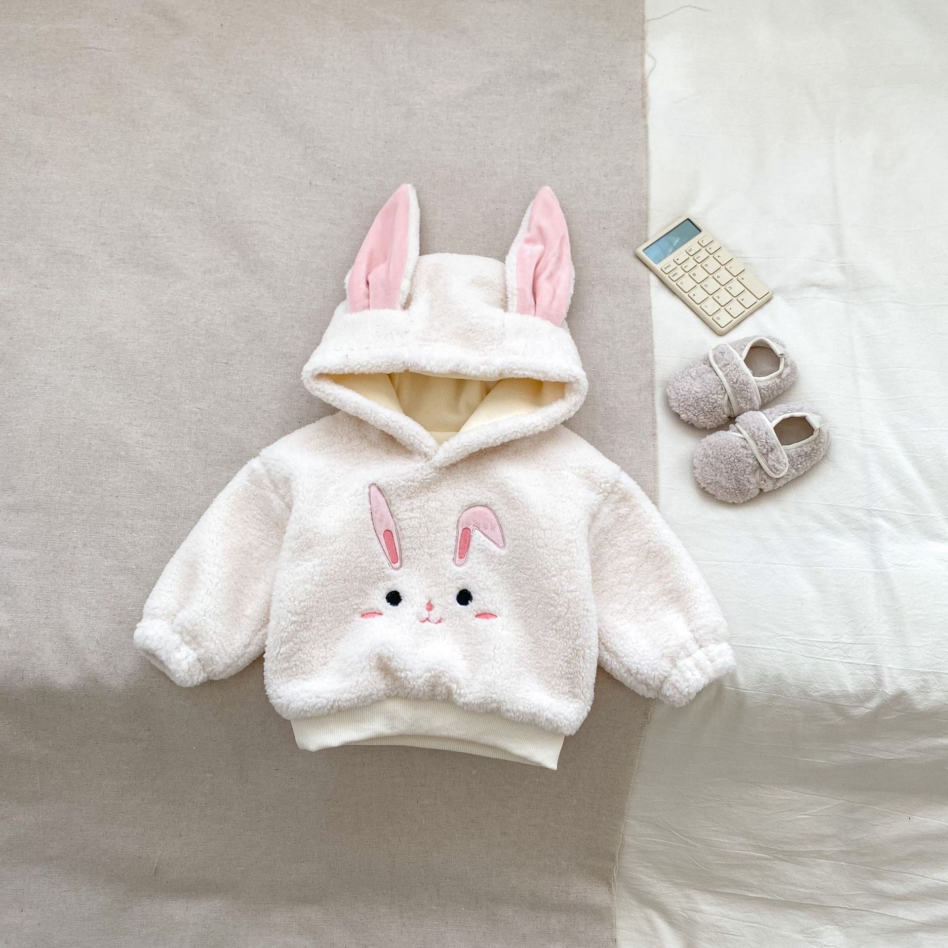 Winter Baby Unisex Long Sleeves Simple Rabbit Design | Kids & Babies